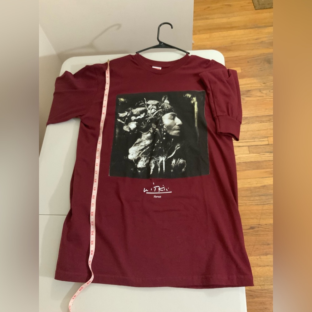 Supreme Long Sleeve size L burgundy/ dark red